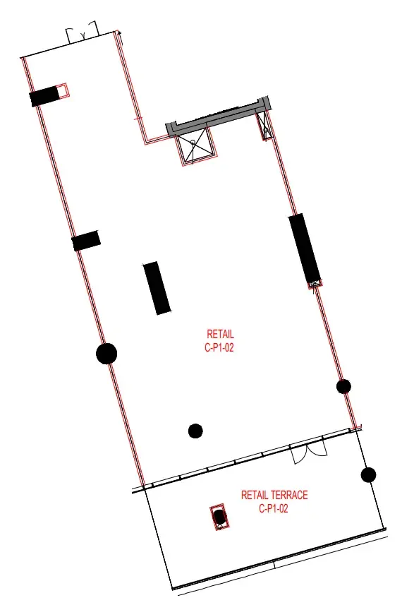  bedroom Retail floor plan at Sky Hills Astra