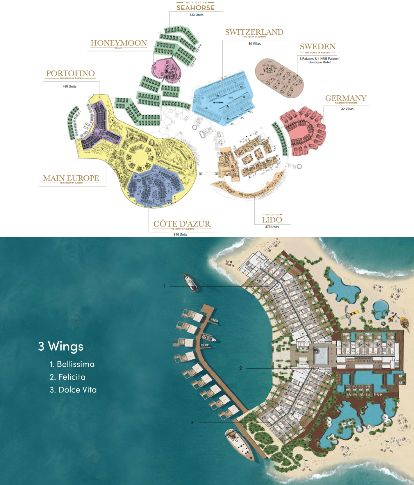 The Heart of Europe - Portofino master plan 1