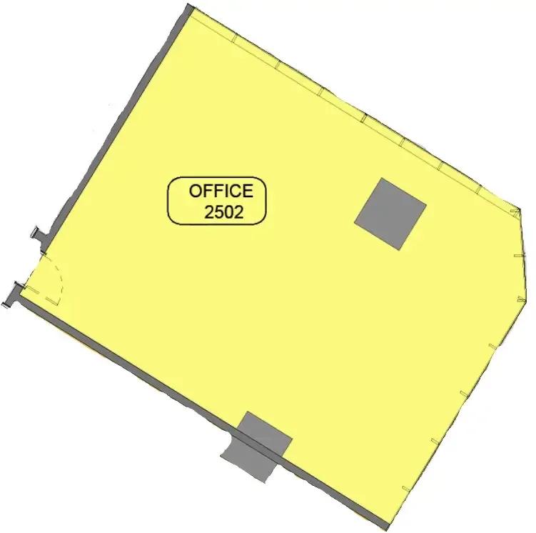  bedroom Office floor plan at Samana Barari Avenue