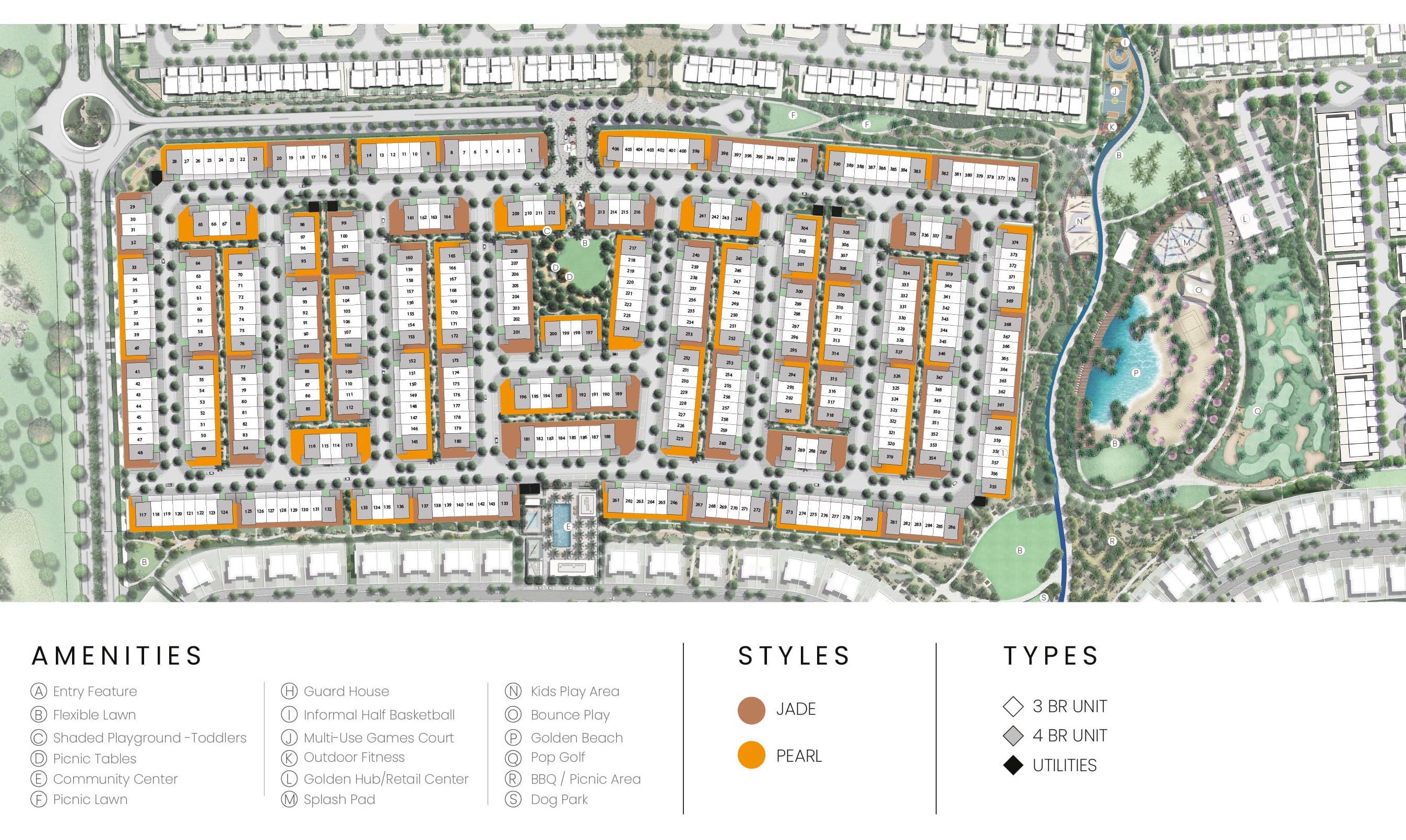 Lillia at The Valley master plan 1