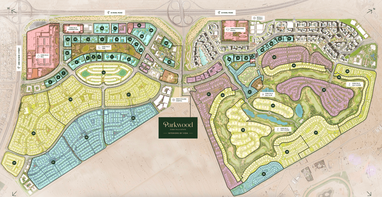 Parkwood Emaar master plan 1