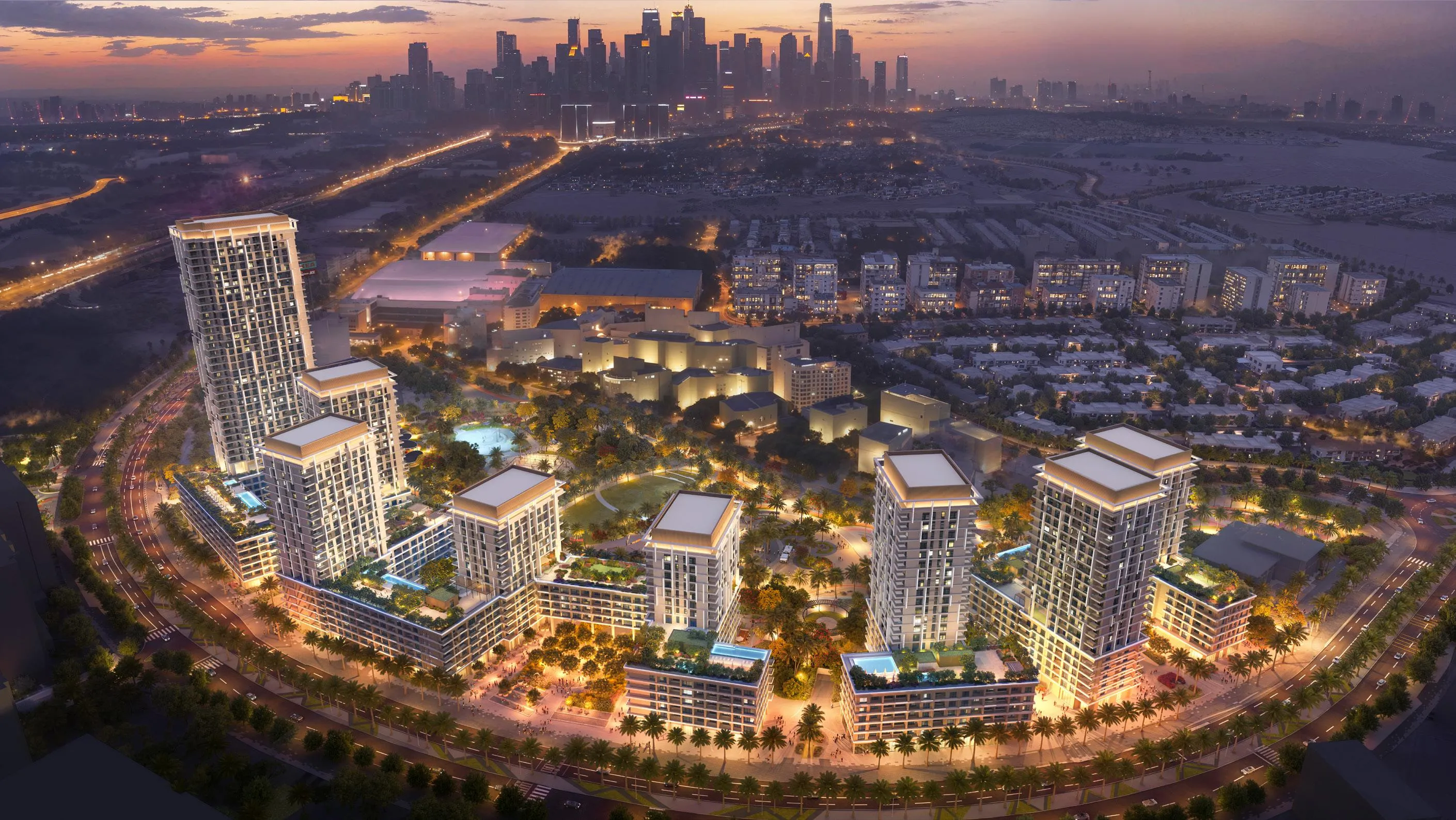 Boulevard Park at Wasl Gate master plan 1