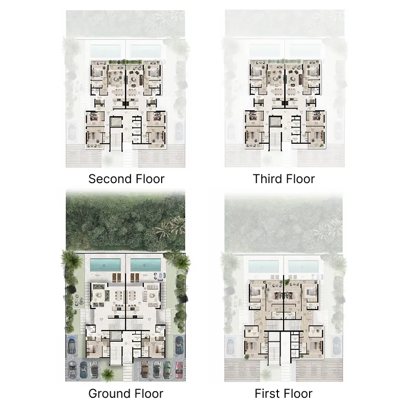 20 bedroom Villa floor plan at Manchester City Yas Residences by Ohana