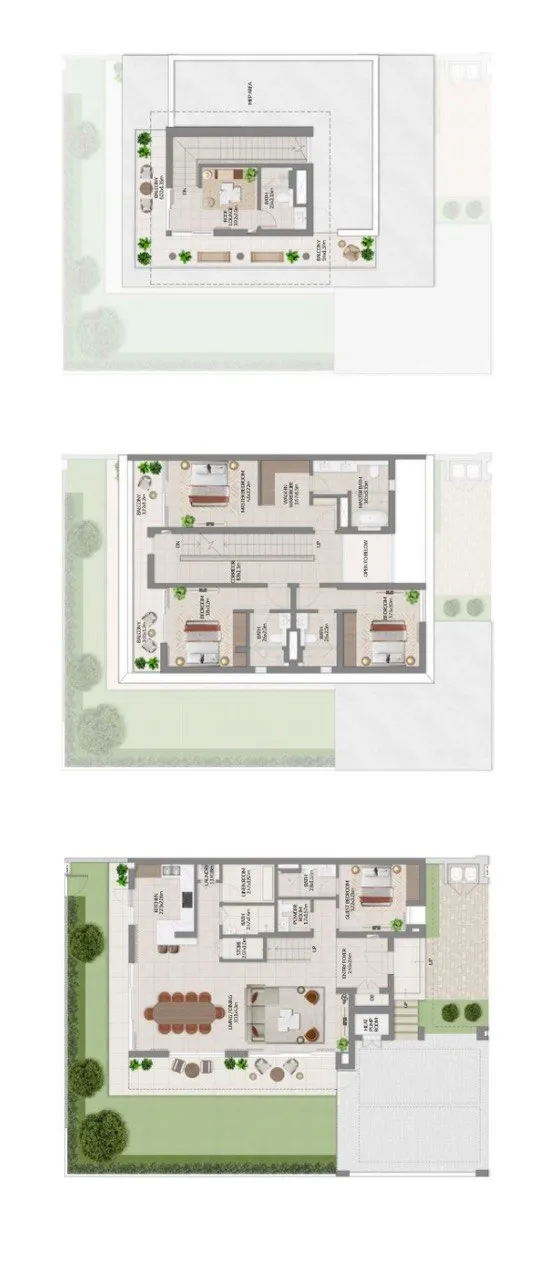 4 bedroom Villa floor plan at Selvara 4
