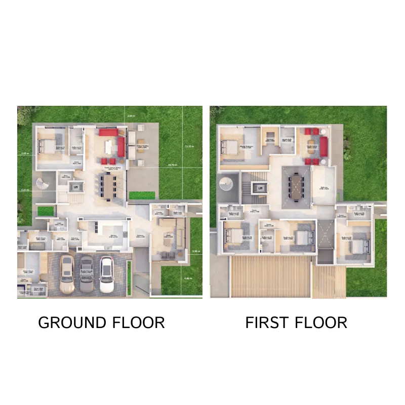 5 bedroom Villa floor plan at Garden City