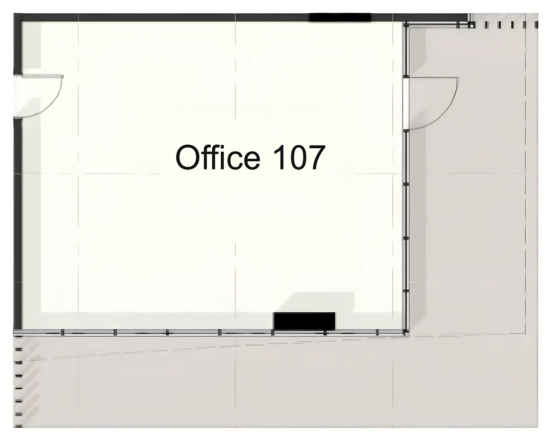  bedroom Office floor plan at Cove Boulevard