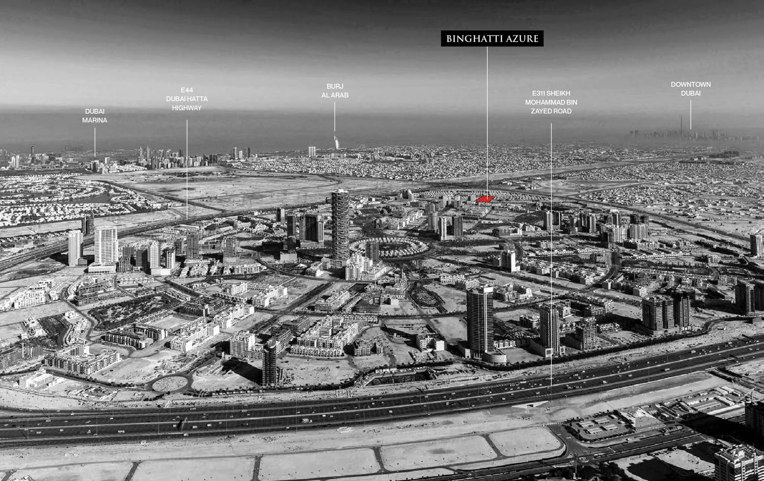 Binghatti Azure master plan 1