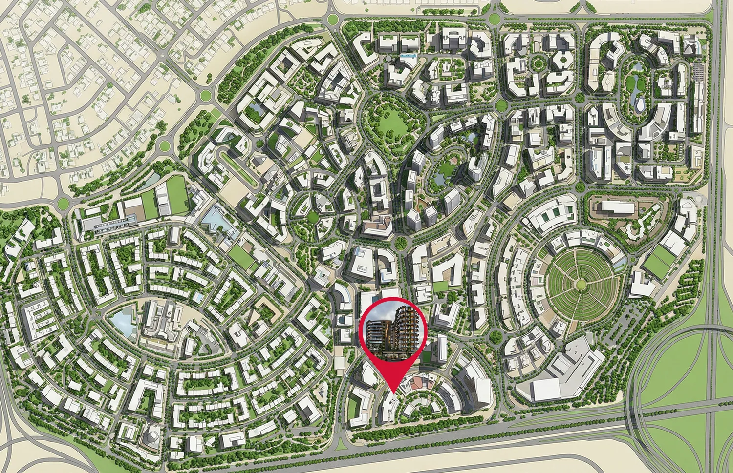 Parkside Boulevard master plan 1