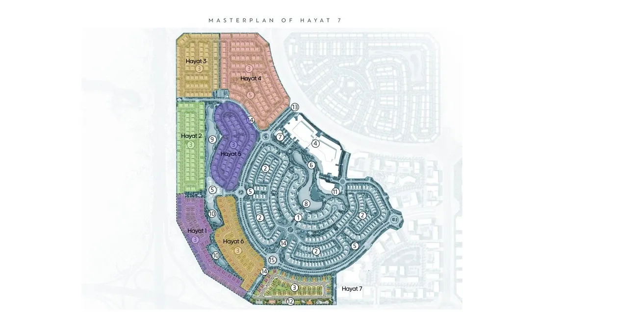 Hayat 7 master plan 1