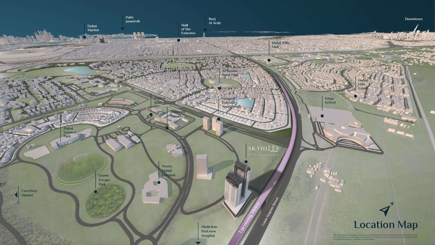 Sky Hills Residence master plan 1