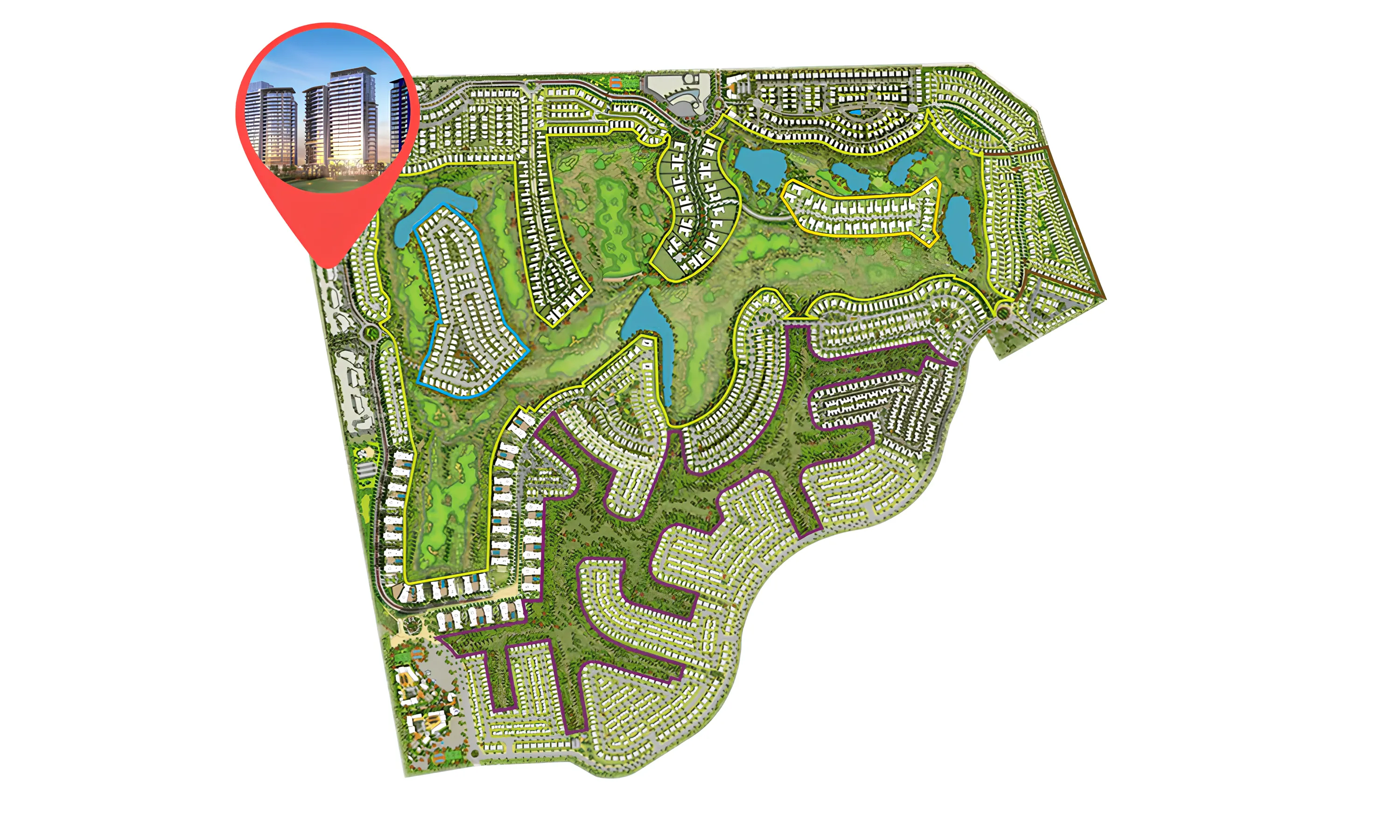 Damac Hills - Artesia master plan 1