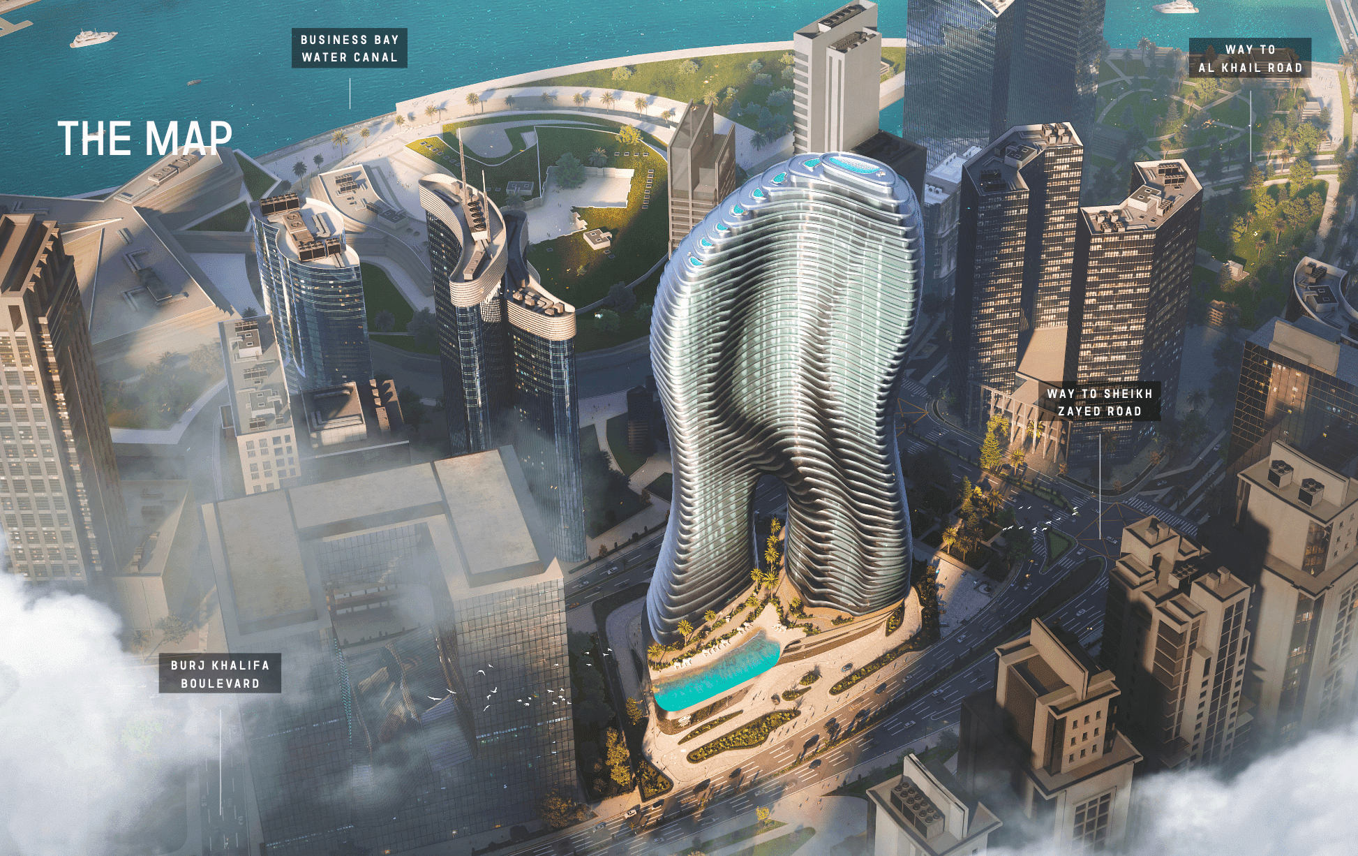 Bugatti Residences by Binghatti master plan 1
