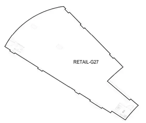  bedroom Retail floor plan at Binghatti Flare
