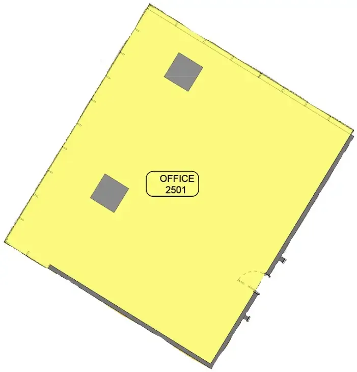  bedroom Office floor plan at Samana Barari Avenue