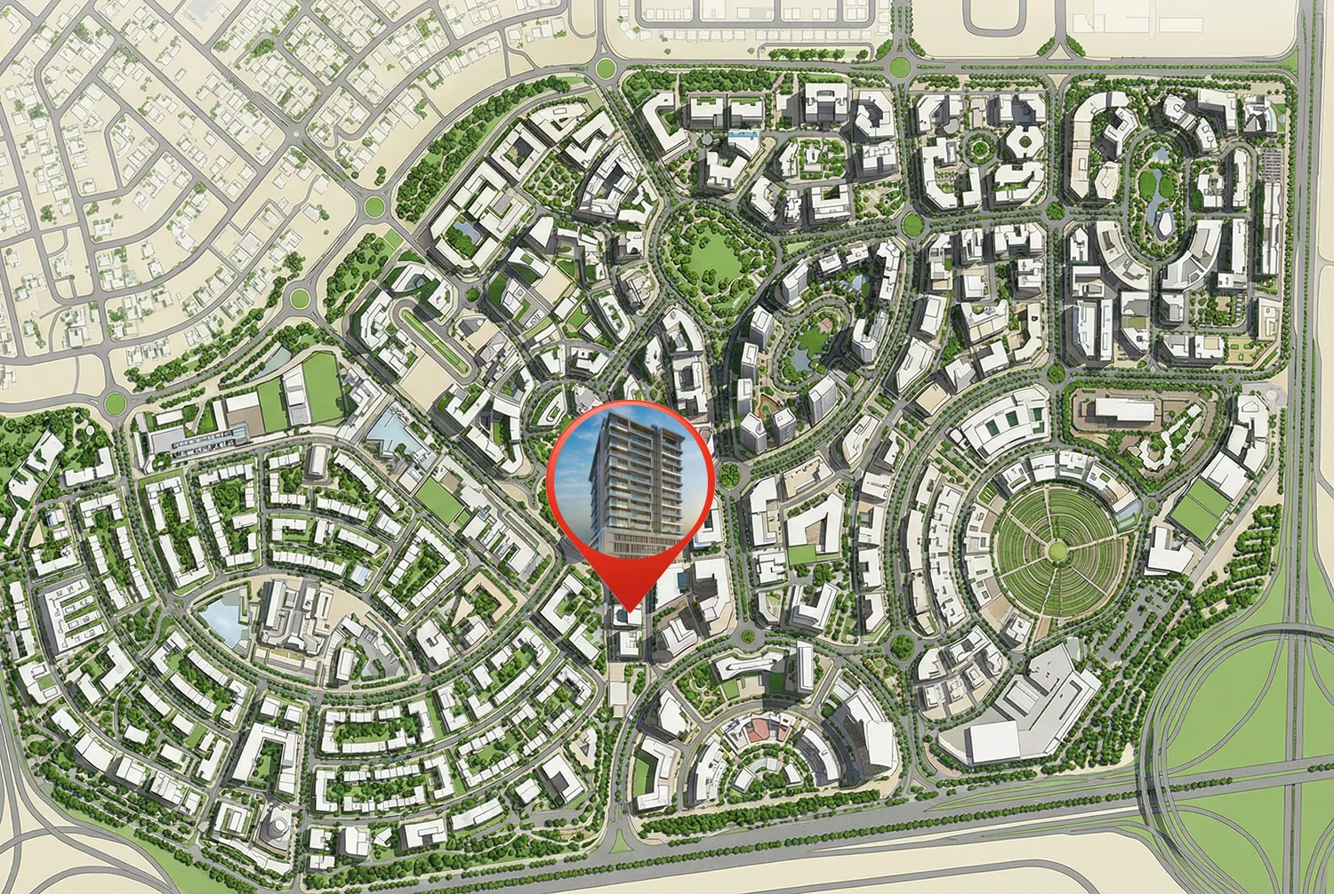 Gharbi 1 Residences master plan 1