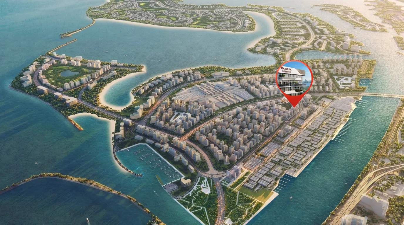 Ramada Residences by Wyndham at Dubai Islands master plan 1