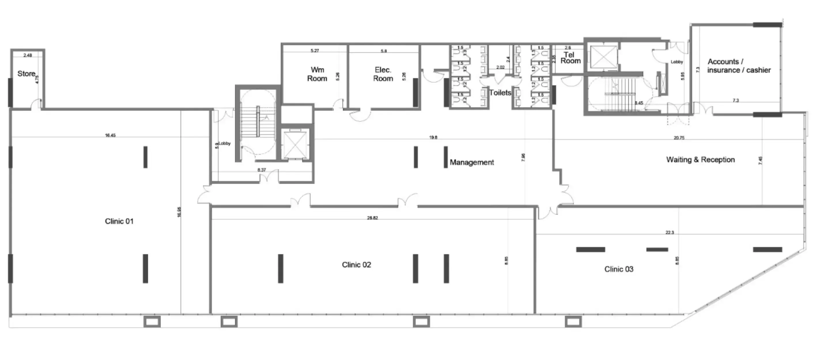  bedroom Commerce floor plan at The District