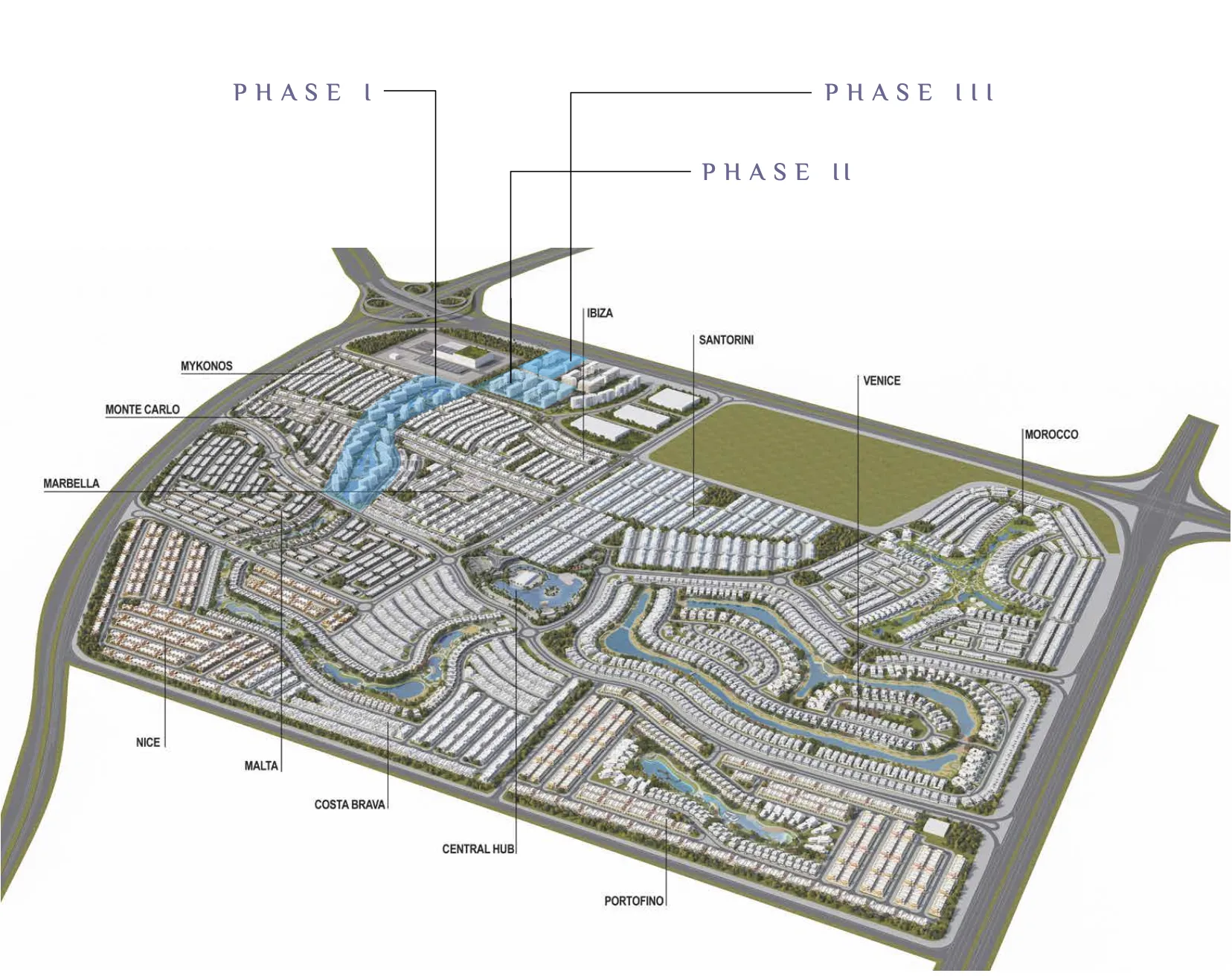 Damac Lagoons Views Phase 3 master plan 1