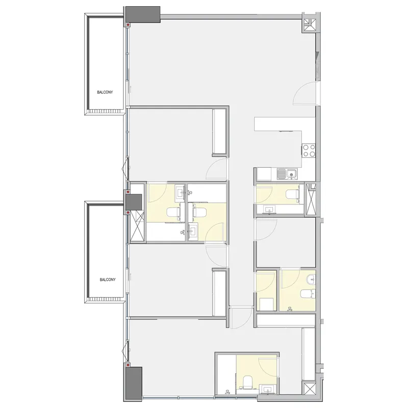 3 bedroom Apartments floor plan at Winslow by IGO