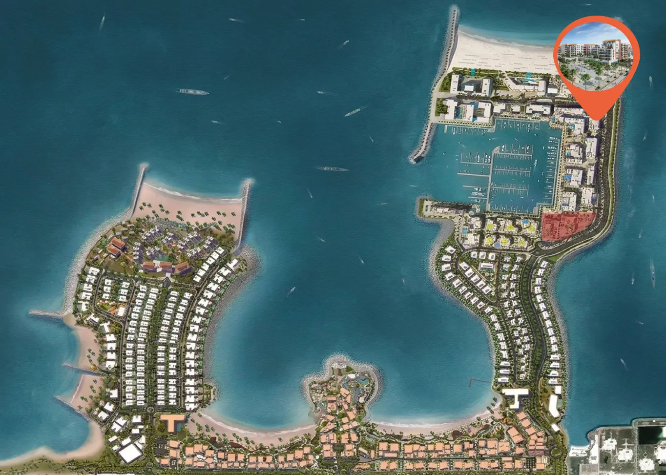 Port De La Mer master plan 1