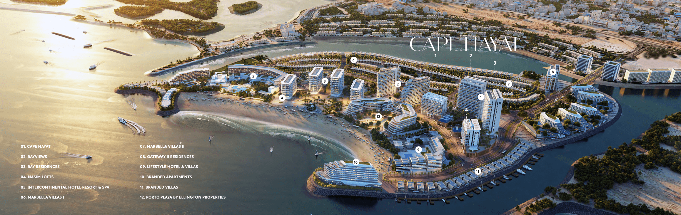 Cape Hayat master plan 1