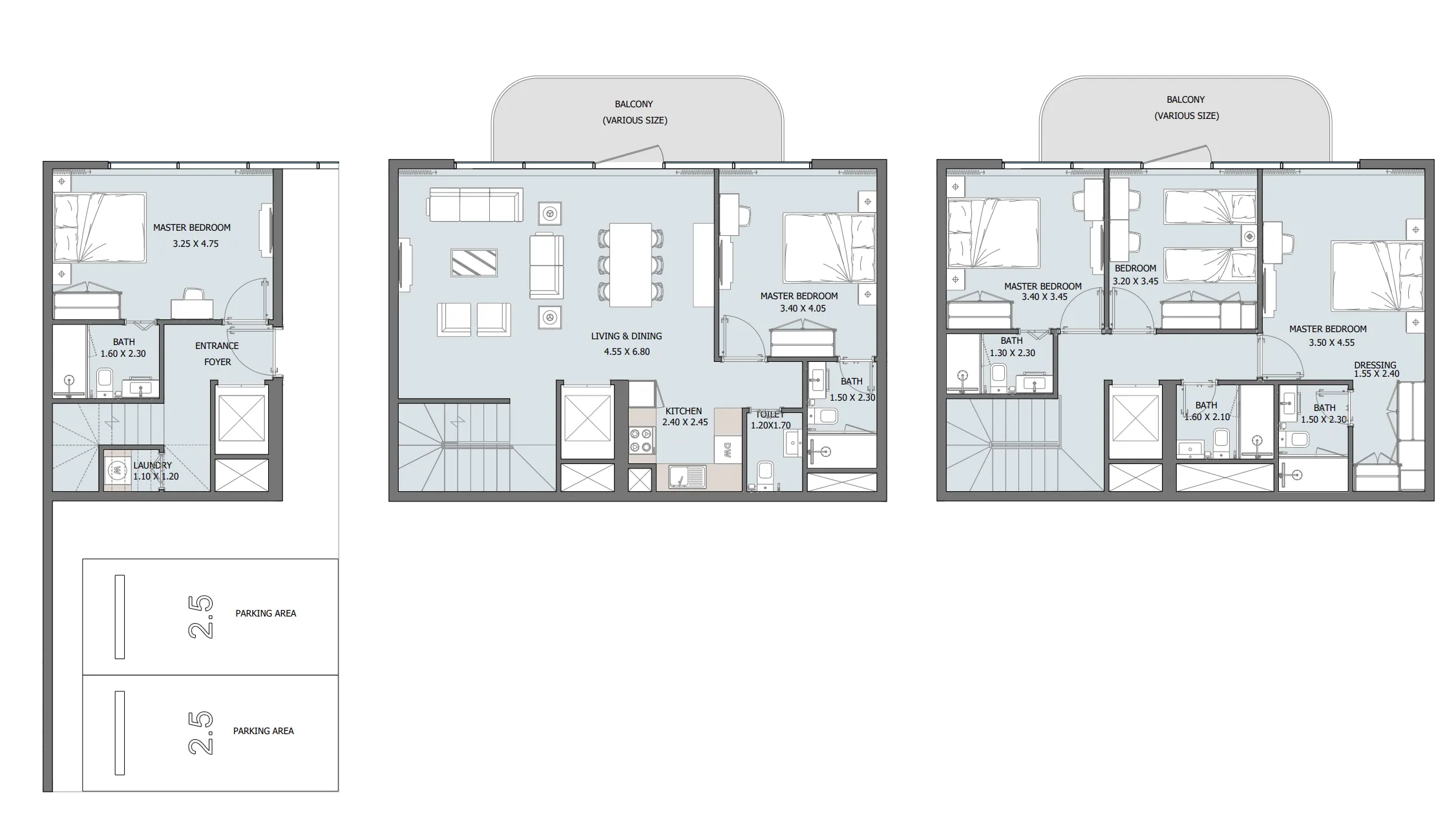 5 bedroom Townhouse floor plan at Reportage Tower