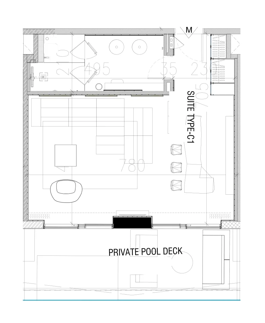 0 bedroom Apartments floor plan at The Heart of Europe - Côte d’Azur Monaco
