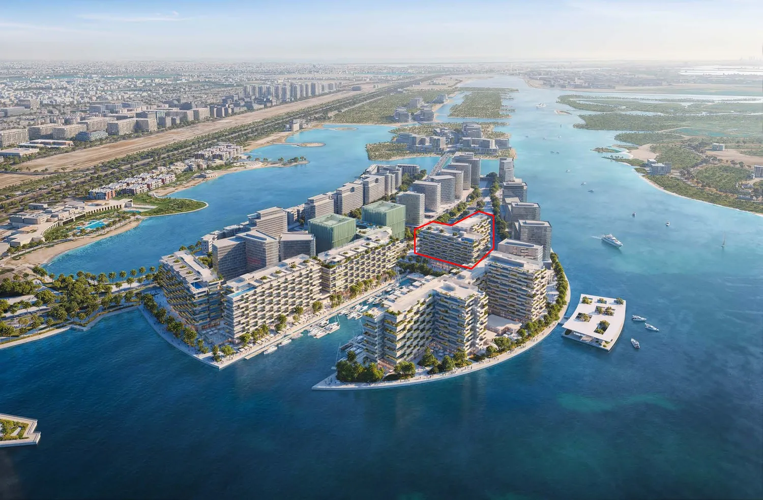 Luluat Marina at Luluat Al Raha master plan 1