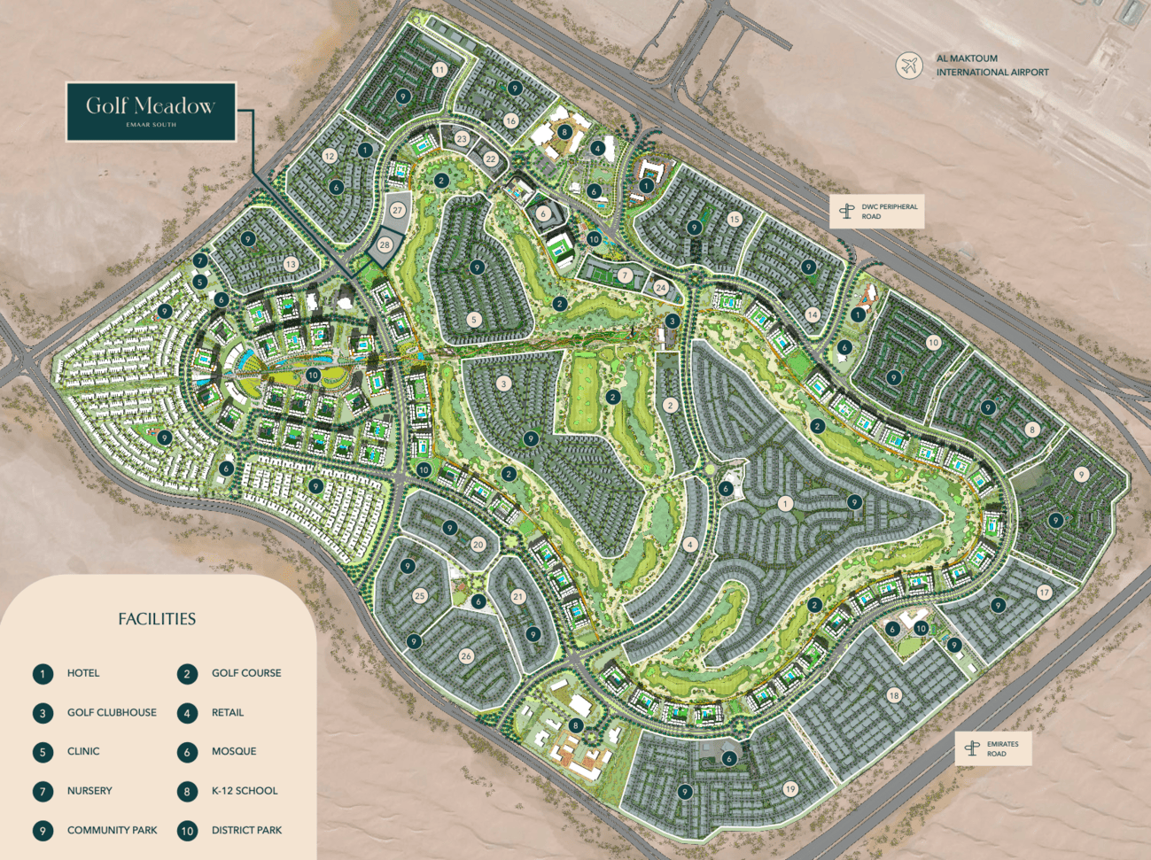 Golf Meadow master plan 1