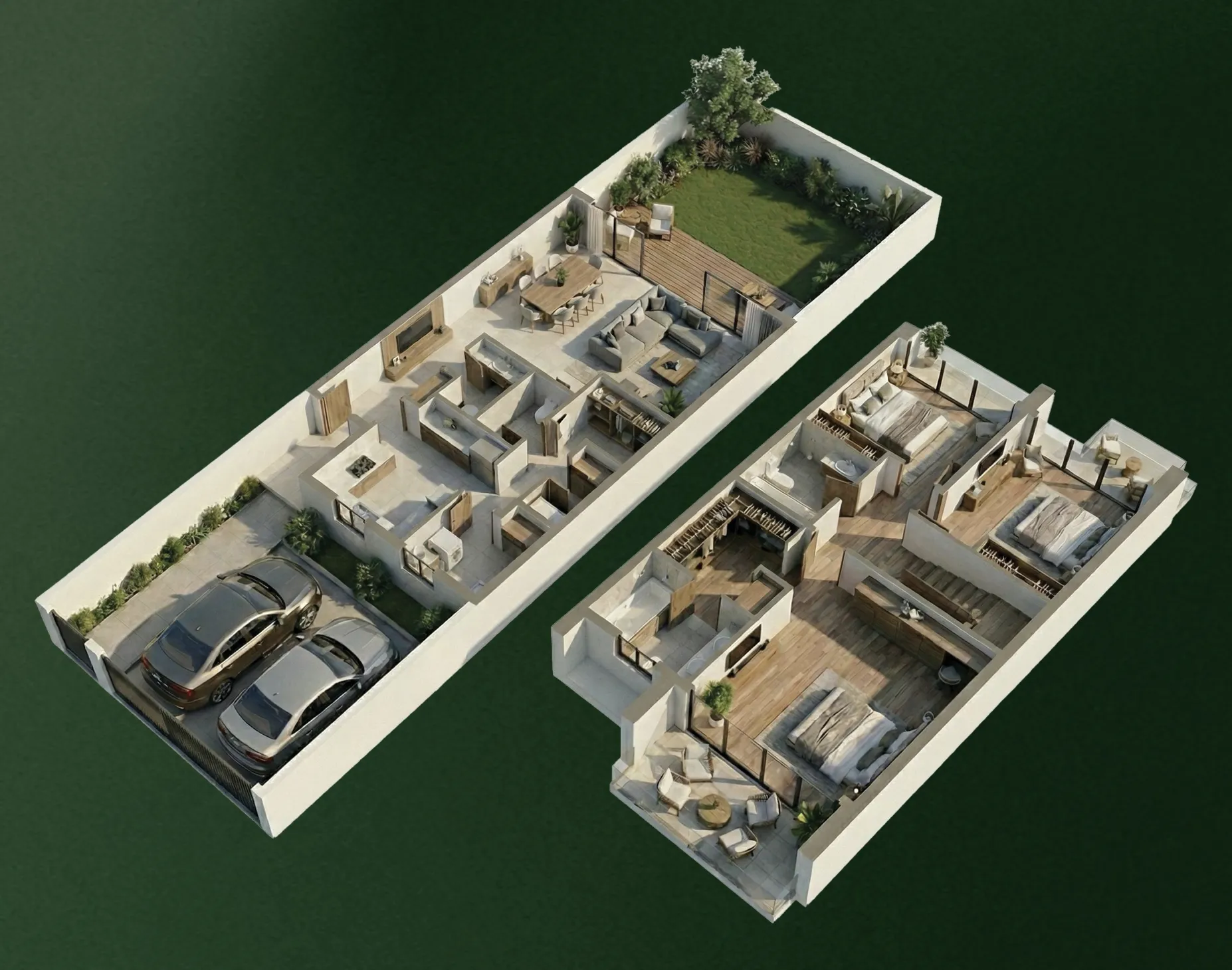 3.5 bedroom Townhouse floor plan at Sukoon by Sanzen