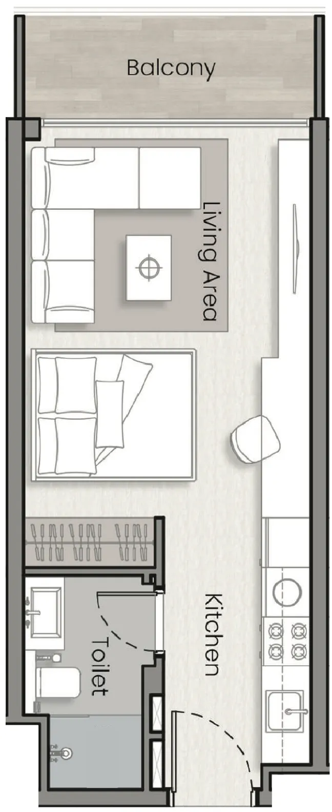 0 bedroom Apartments floor plan at Havelock Heights