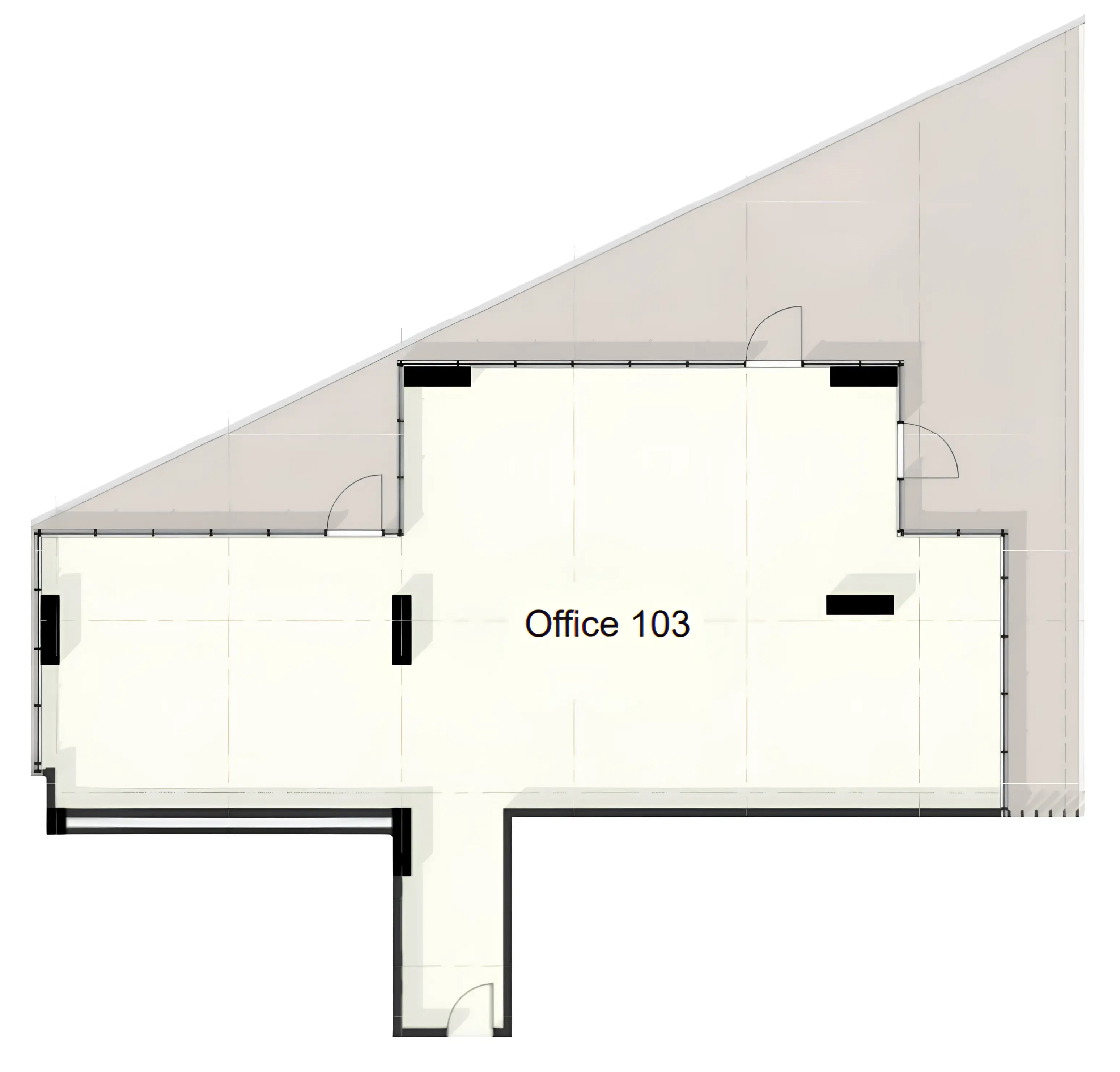  bedroom Office floor plan at Cove Boulevard