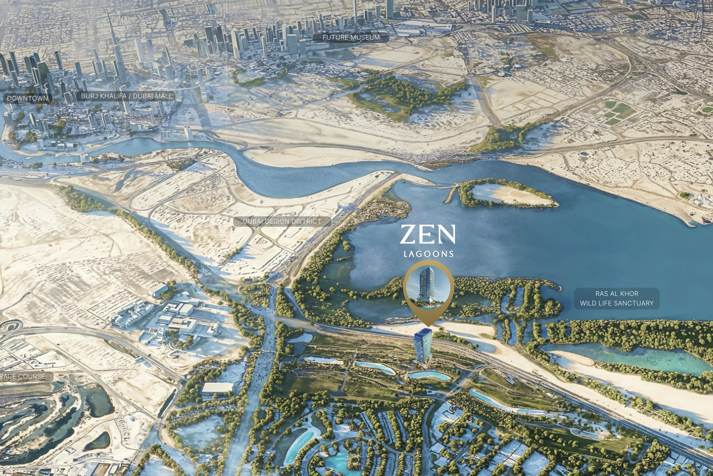 Zen Lagoons by Sanzen master plan 1