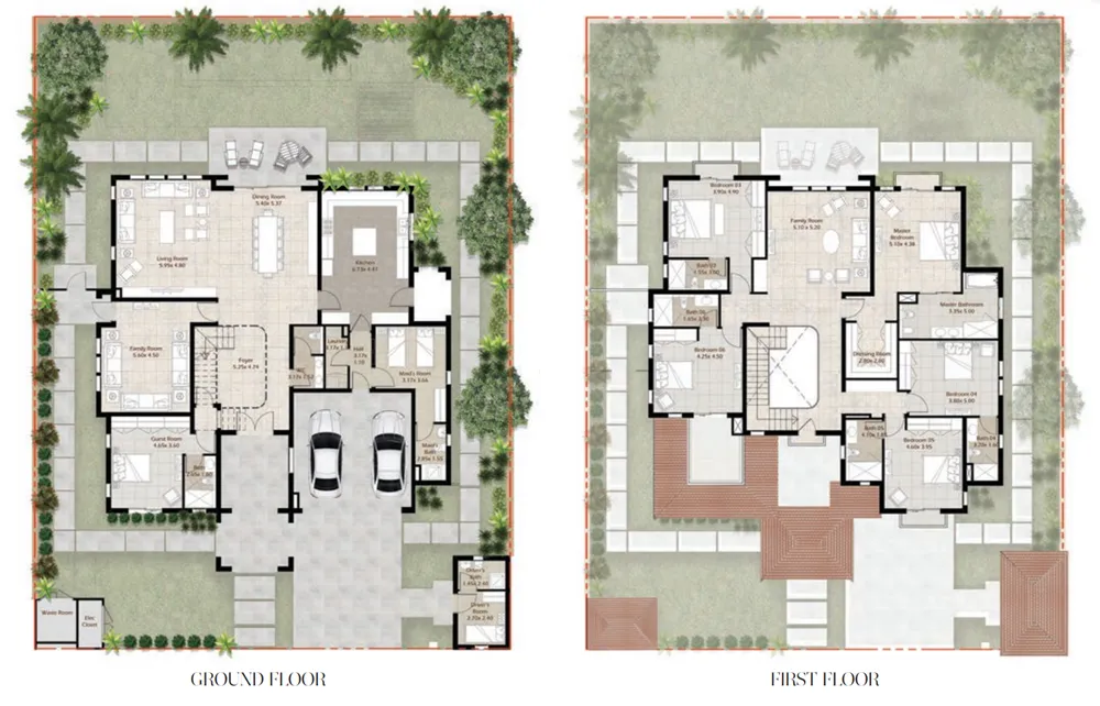 6 bedroom Villa floor plan at Bloom Living 1 - Cordoba