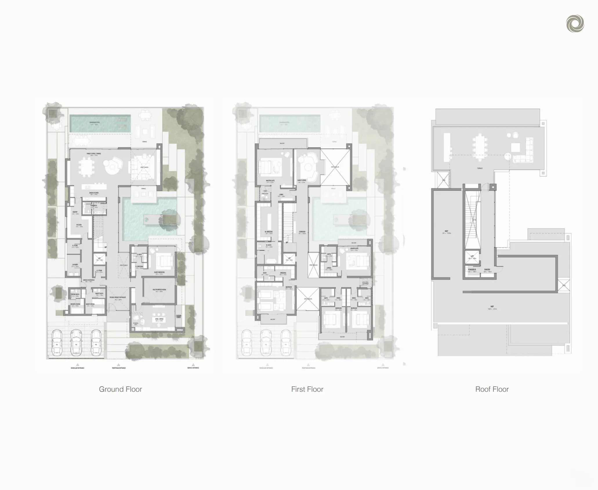 6 bedroom Villa floor plan at Cedarwood Estates South