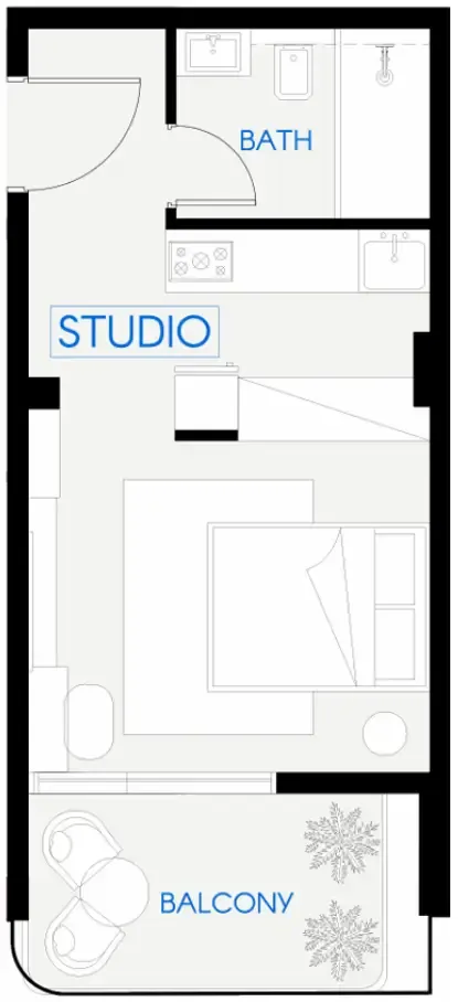 0 bedroom Apartments floor plan at Celestara Residences