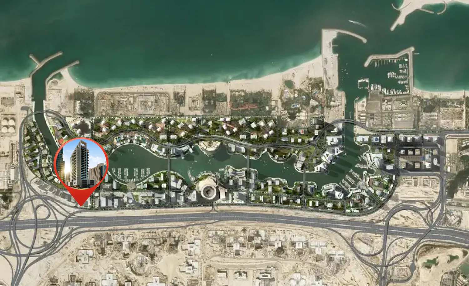 Marina Living master plan 1
