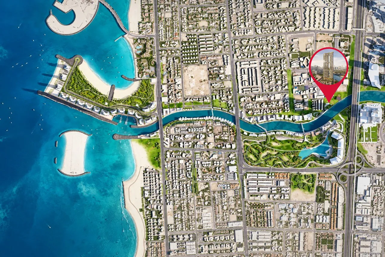 Amali Residences at Business Bay master plan 1
