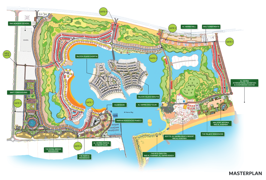 Falcon Island master plan 1