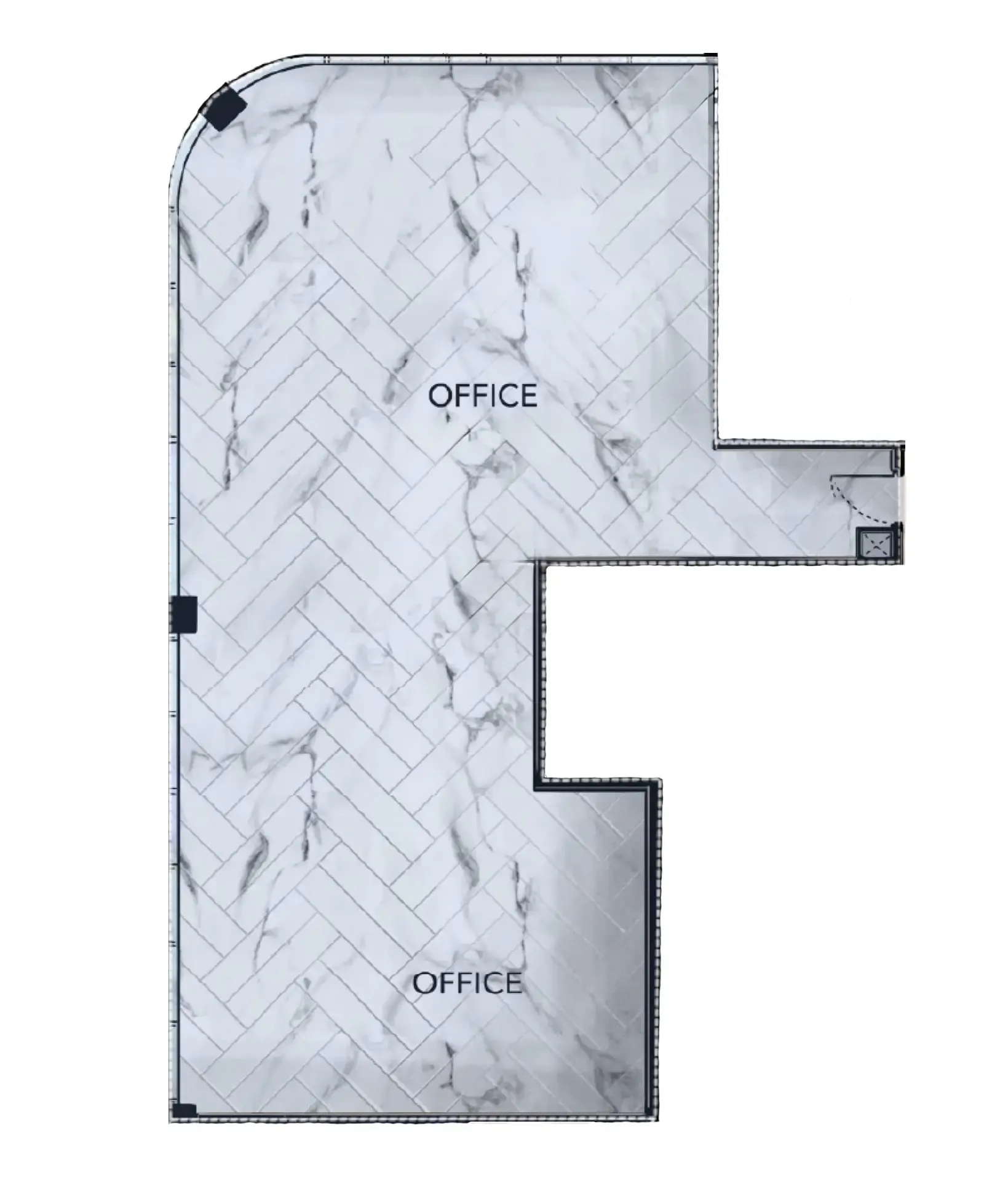  bedroom Office floor plan at Radiant Bridges