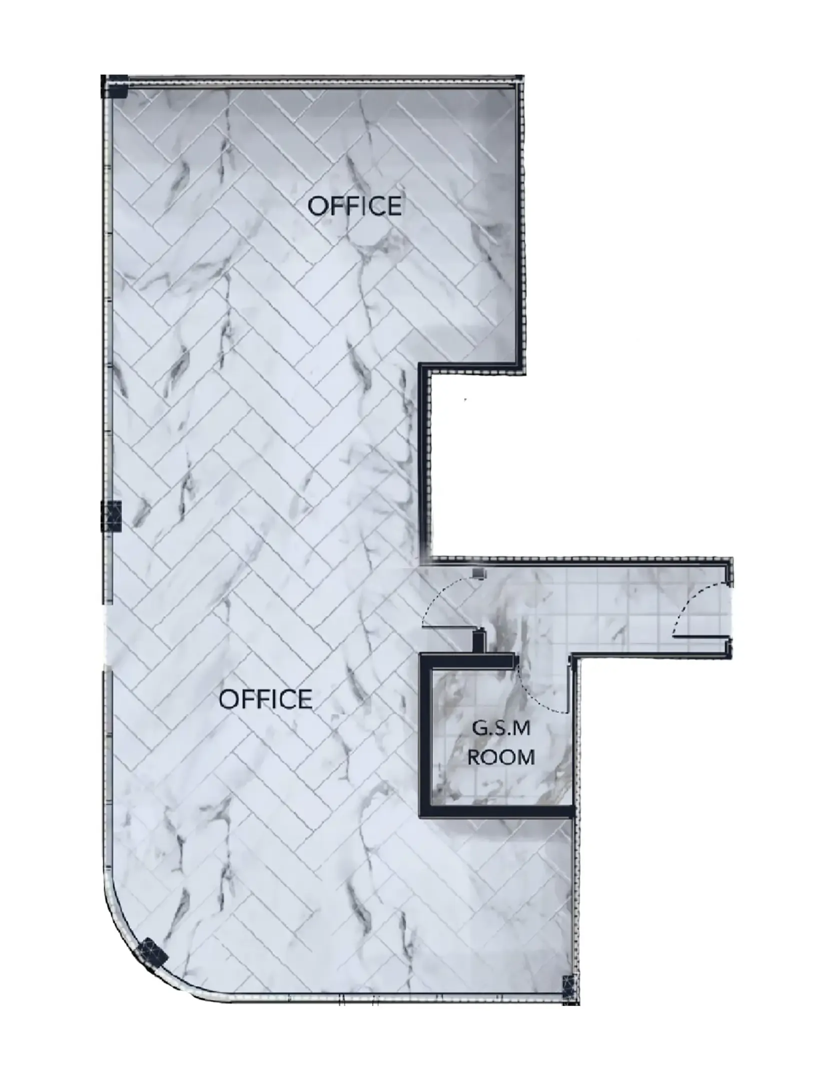  bedroom Office floor plan at Radiant Bridges