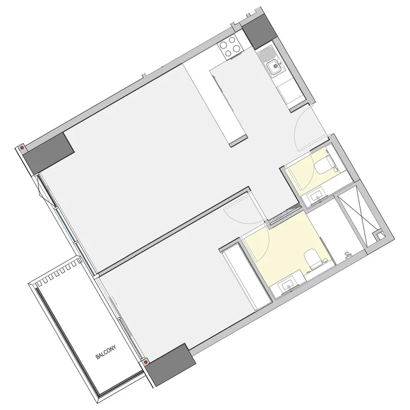 1 bedroom Apartments floor plan at Winslow by IGO