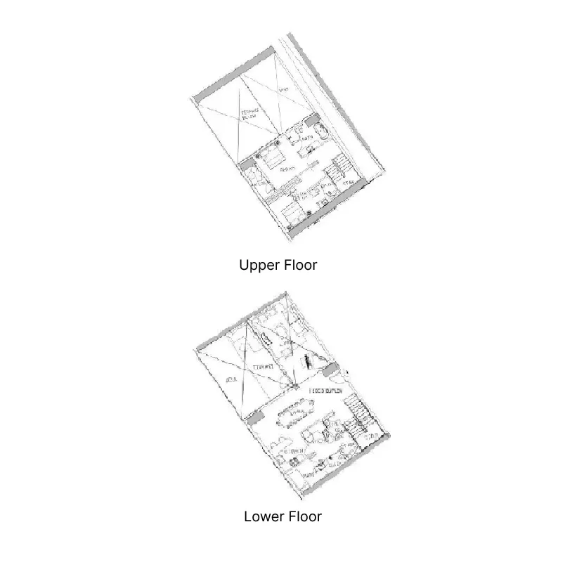 2.5 bedroom Duplex floor plan at Safa Two de Grisogono