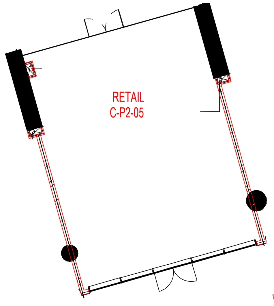  bedroom Retail floor plan at Sky Hills Astra