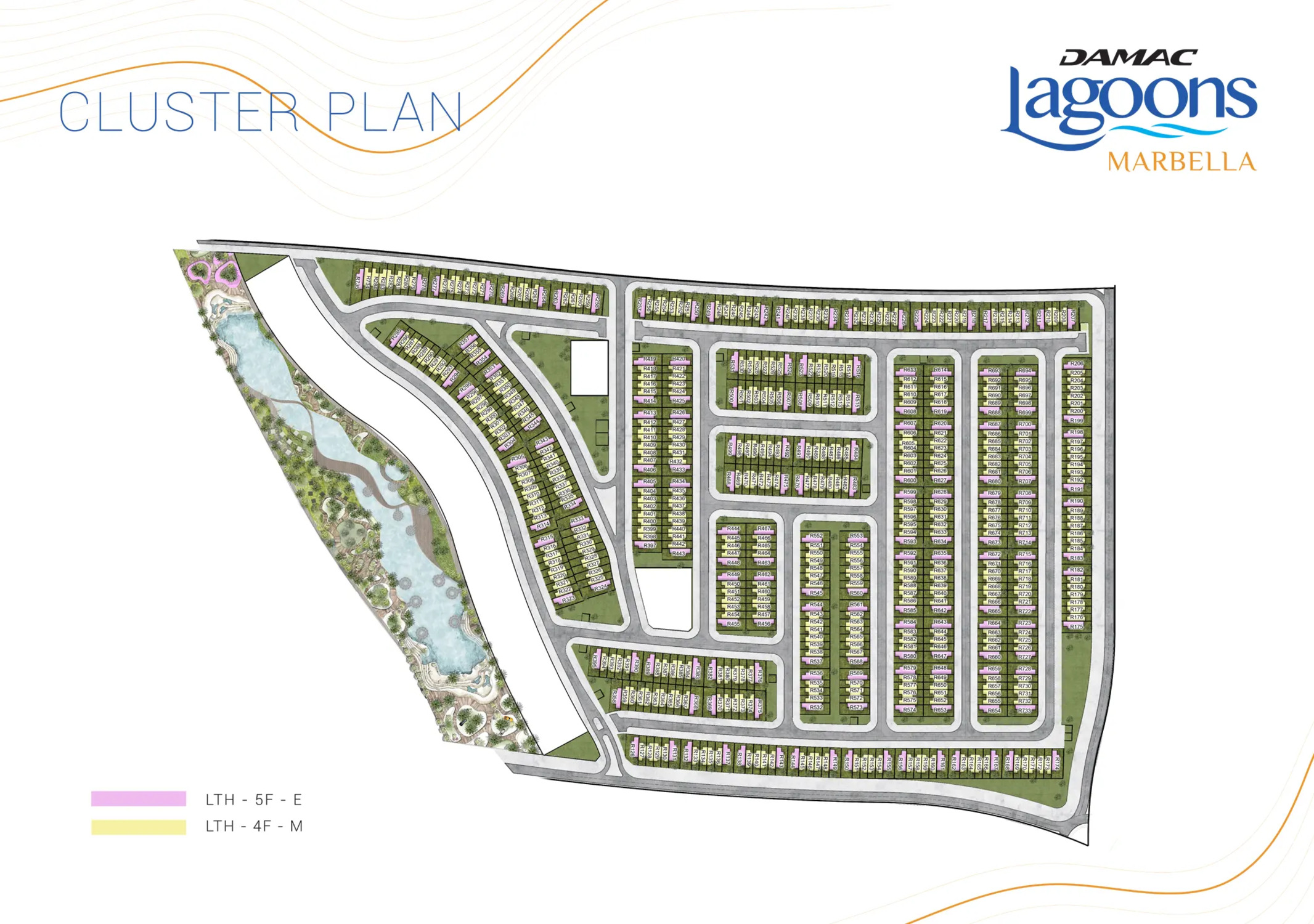 Damac Lagoons Marbella master plan 1