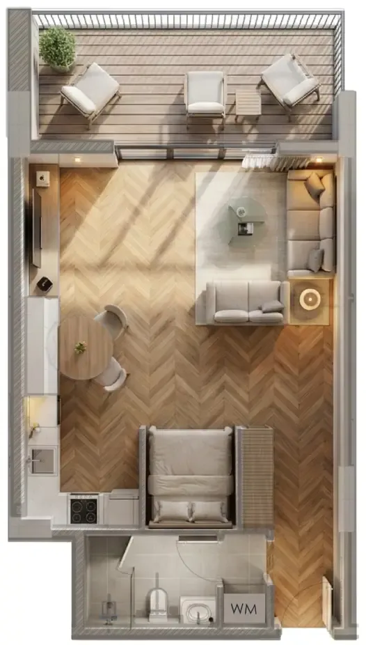 0 bedroom Apartments floor plan at Armas By Zenith