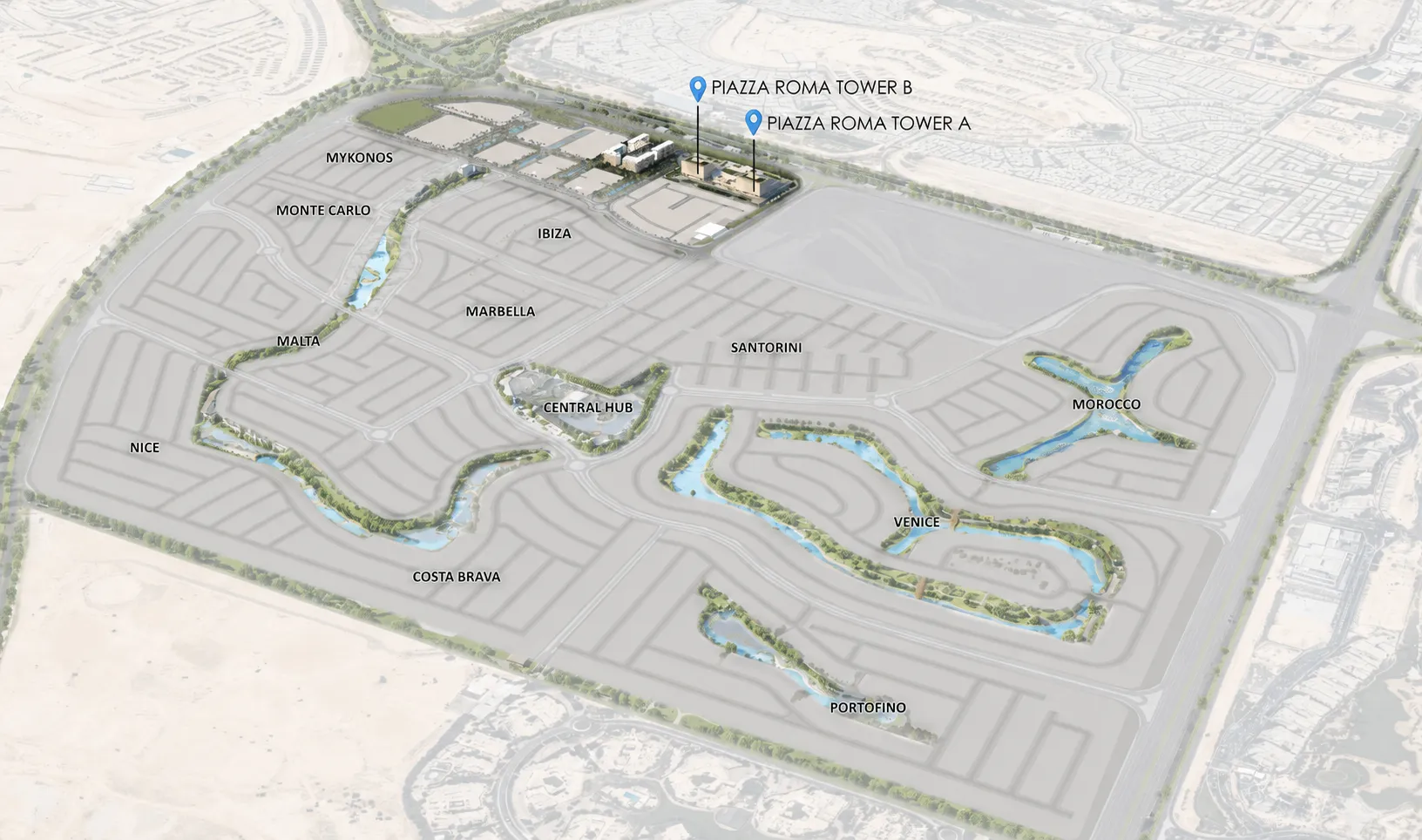 Piazza Roma master plan 1