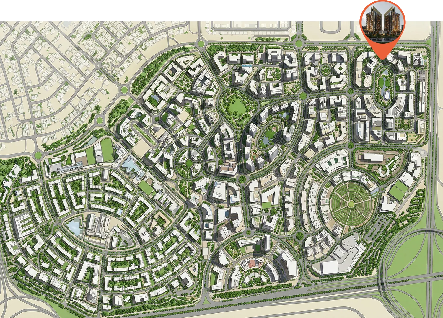 Butterfly Towers master plan 1