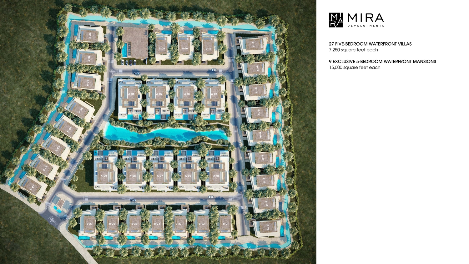 Mira Villas by Bentley Home master plan 1