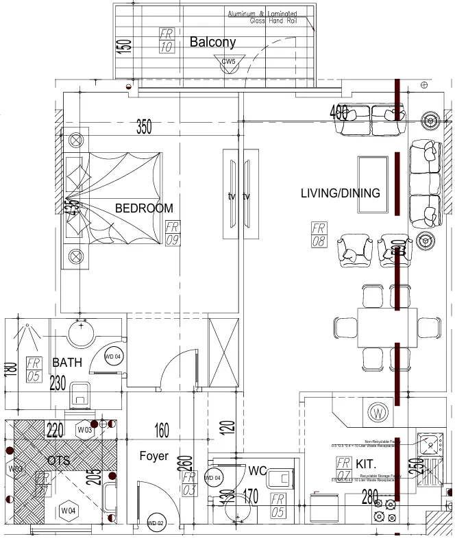 0 bedroom Apartments floor plan at Paradise View II